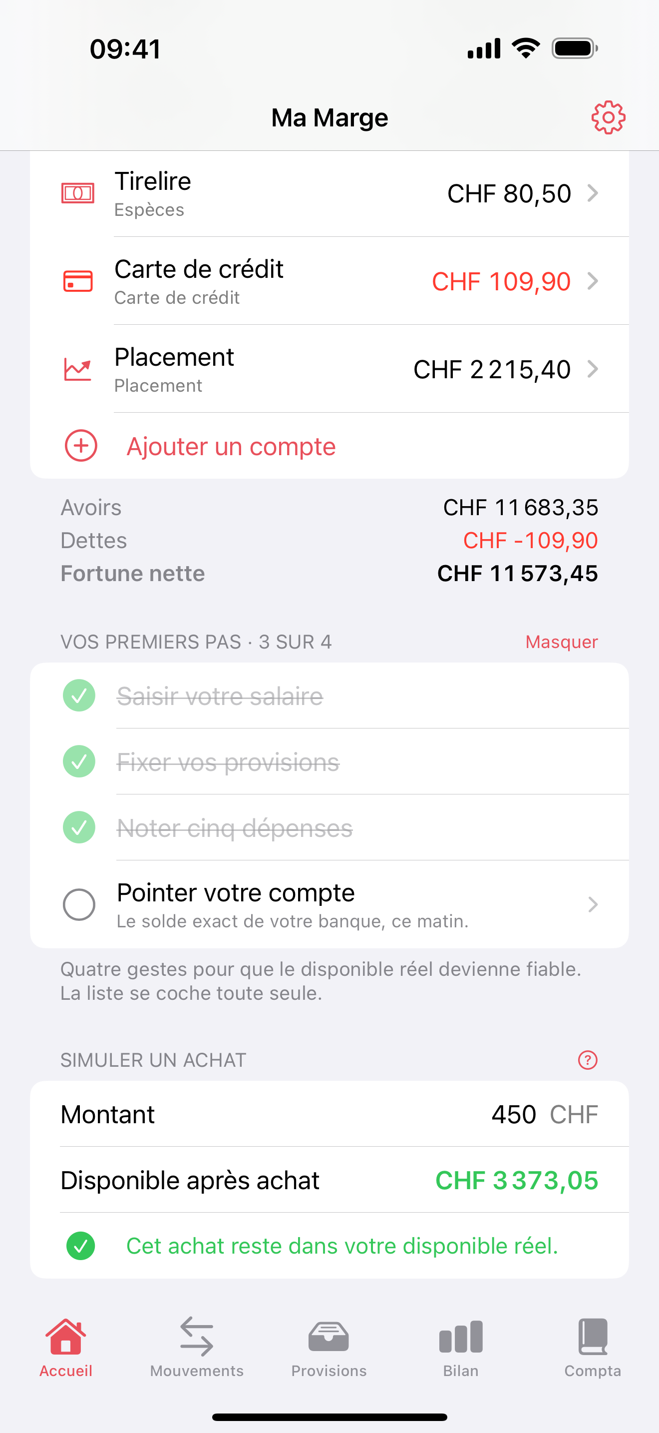 Le simulateur : avant d'acheter